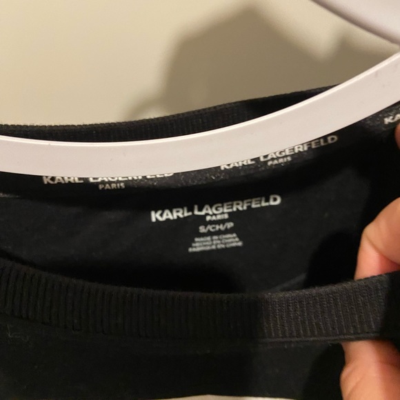 Long sleeve light sweater, black - Picture 2 of 3